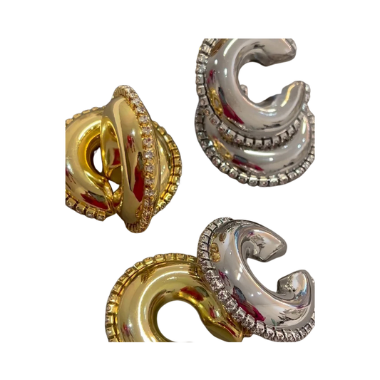 EAR CUFF LINE ZIRCONIAS