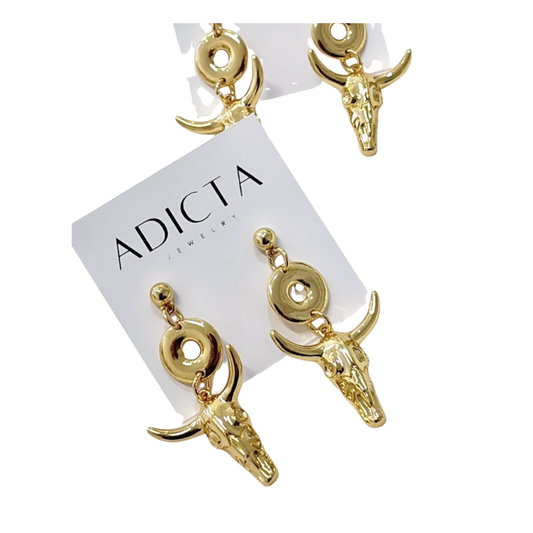 Aretes Toro Gold