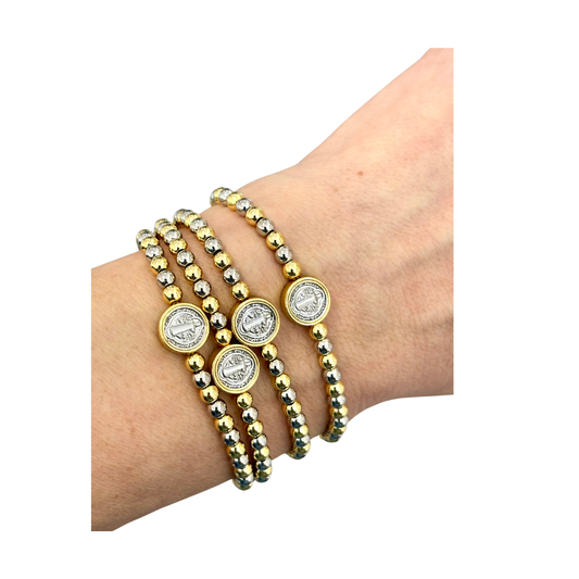 Pulsera San Benito combinada