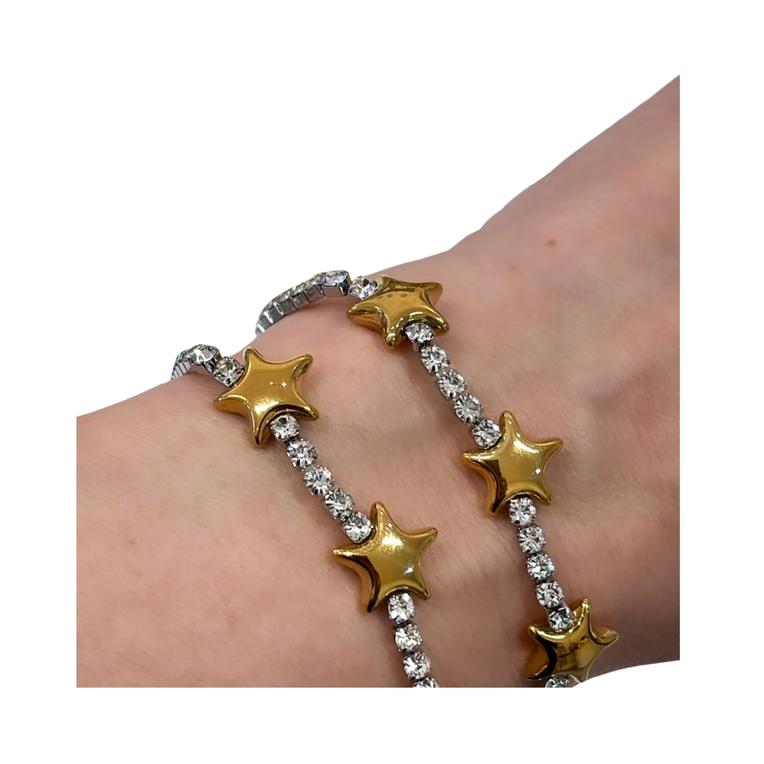 Pulsera Tenis con Estrella